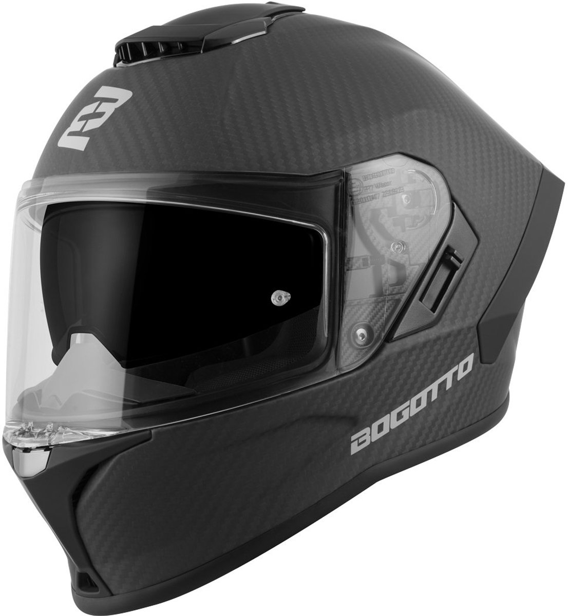 Bogotto Phantom P7 Carbon 6K Helm - Maat XL - Helm
