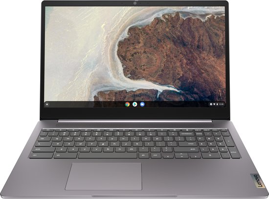 Lenovo IdeaPad 3 Chrome 15IJL6 Intel® Celeron® N N4500 Chromebook 39,6 cm (15.6") Full HD 4 GB LPDDR4x-SDRAM 64 GB eMMC Wi-Fi 6 (802.11ax) ChromeOS Engels Grijs - Lenovo - Hoofdafbeelding