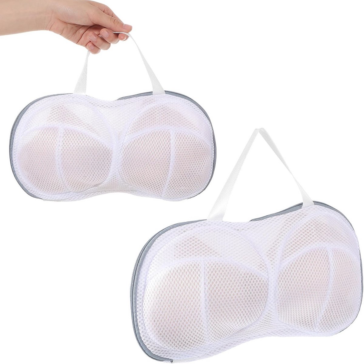 2 Stuks Waszakken voor BH en Lingerie - Geschikt voor Wasmachine