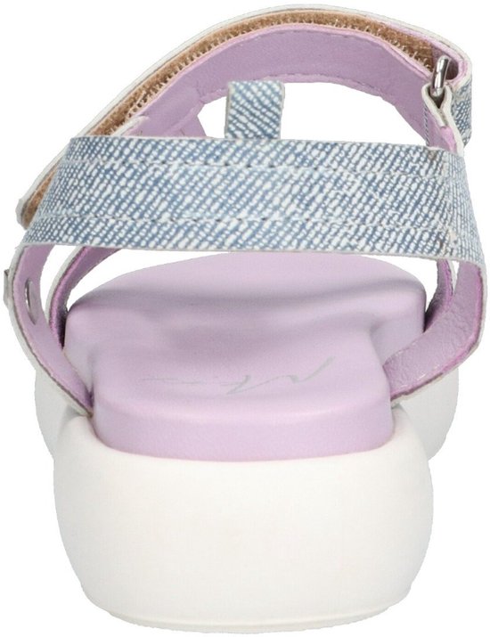 Sandales pour femmes plates MEXX Kids XX825400-527 Filles - Blauw/Violet - Cuir - Fermetures velcro