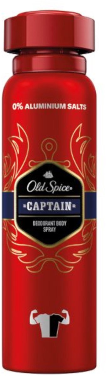 Goedkoopste Old Spice Deospray 150ml Captain