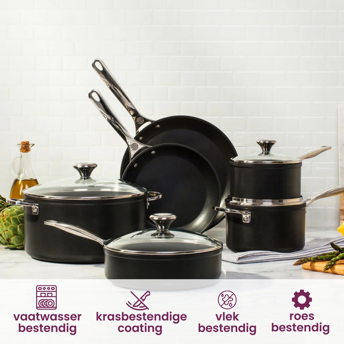 Le Le Creuset Essential Non-Stick Hapjespan - afbeelding 2