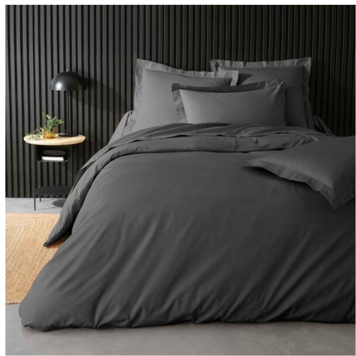 Effen Percale Dekbedovertrek - Luxe en Comfort Beddengoedset