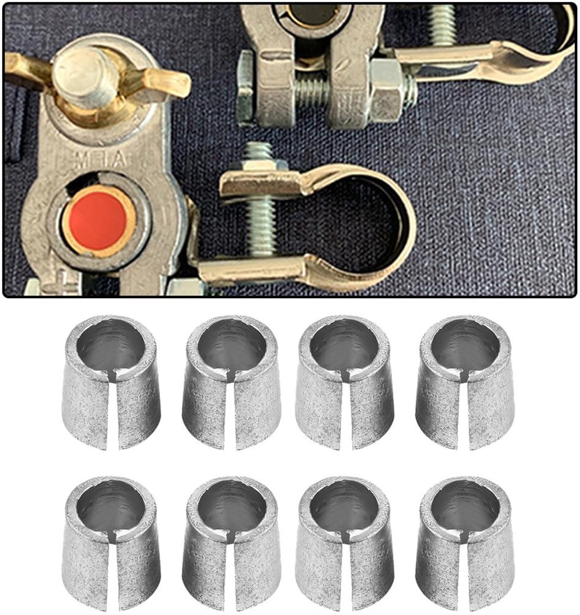 Clamp Sleeves Adapter Converter for Car Battery - Pack of 8