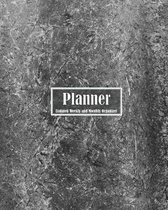 Planner Undated Weekly and Monthly Organizer
