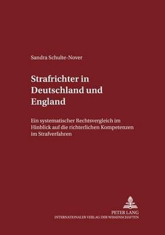 Strafrichter in Deutschland Und England - cover
