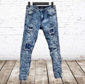 Skinny jeans blauw 96866 -s&C-110/116-spijkerbroek jongens