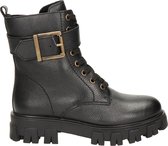 Nelson Kids meisjes veterboot - Zwart - Maat 38