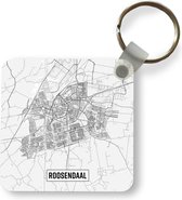 Sleutelhanger - Uitdeelcadeautjes - Stadskaart Roosendaal - Plastic