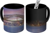 Magische Mok - Foto op Warmte Mok - Skyline van Sydney en de Sydney Harbour Bridge in Australië - 350 ML