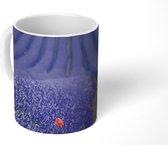 Mok - Lavendel - Klaproos - Bloemenweide - 350 ML - Beker