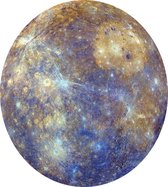 Planet Mercury, NASA Images - Foto op Dibond - ⌀ 80 cm