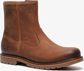 Van Beers gevoerde leren heren boots - Bruin - Maat 46 - Echt leer