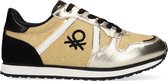 Benetton Quarrel Mix Lage sneakers - Meisjes - Goud - Maat 40