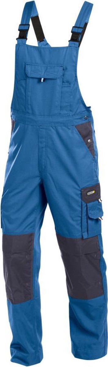 Dassy Versailles Tweekleurige bretelbroek met kniezakken 400124 - binnenbeenlengte Standaard (81-86 cm) - Korenblauw/Marineblauw - 48