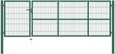 Everest Poort met palen 350x100 cm staal groen