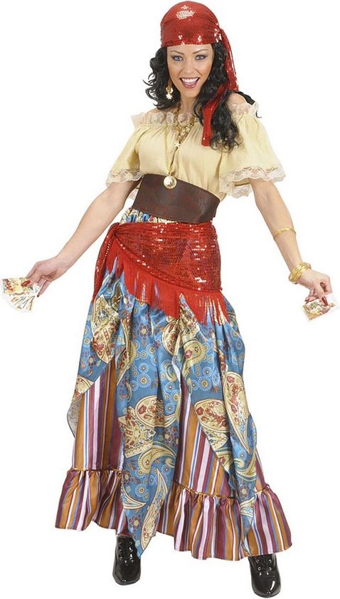 Widmann - Zigeuner & Zigeunerin Kostuum - Waarzegster Gipsy Lady Kostuum  Vrouw -... | bol.com