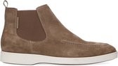 Manfield - Heren - Taupe suède chelsea boots - Maat 41