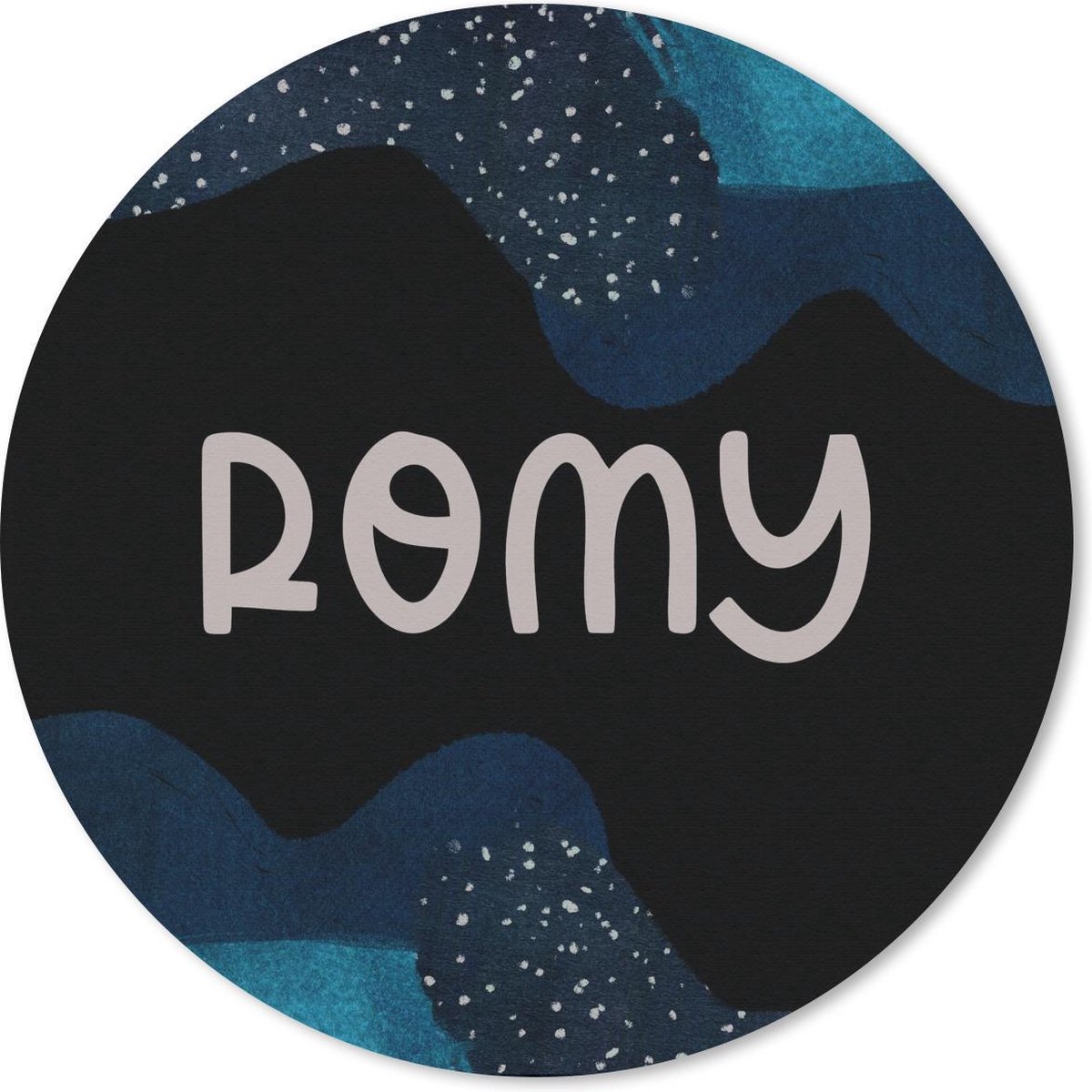 Muismat rond 30x30 cm - Mousepad Romy - Pastel - Meisje - Ronde muismatten