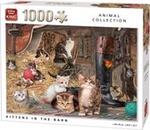 legpuzzel Kittens in The Barn 1000 Stukjes