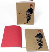 schrift kip leren kaft lichtbruin 15x21 cm