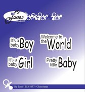 Clear Stamps Baby English Texts 2 (BLS1037)