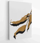 Canvas schilderij - Abstract Plant Art design for print, cover, wallpaper, Minimal and natural wall art. Vector illustration. 4 -    – 1814260232 - 80*60 Vertical