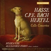 Musica Viva - Hasse/CPE Bach/Hertel: Cello Concertos (CD)