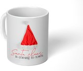 Mok - Koffiemok - Winter - Quote - Kerstmuts - Mokken - 350 ML - Beker - Koffiemokken - Theemok