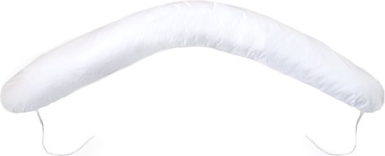 Voedingskussen - MamaLoes Amy Uni Wit Voedingskussenhoes 66770
