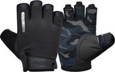 RDX Sports Gym Gloves T2 - Half Finger Zwart - XL