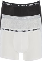 Tommy Hilfiger Recycled Essentials trunks (3-pack) - wit - grijs en zwart -  Maat: S
