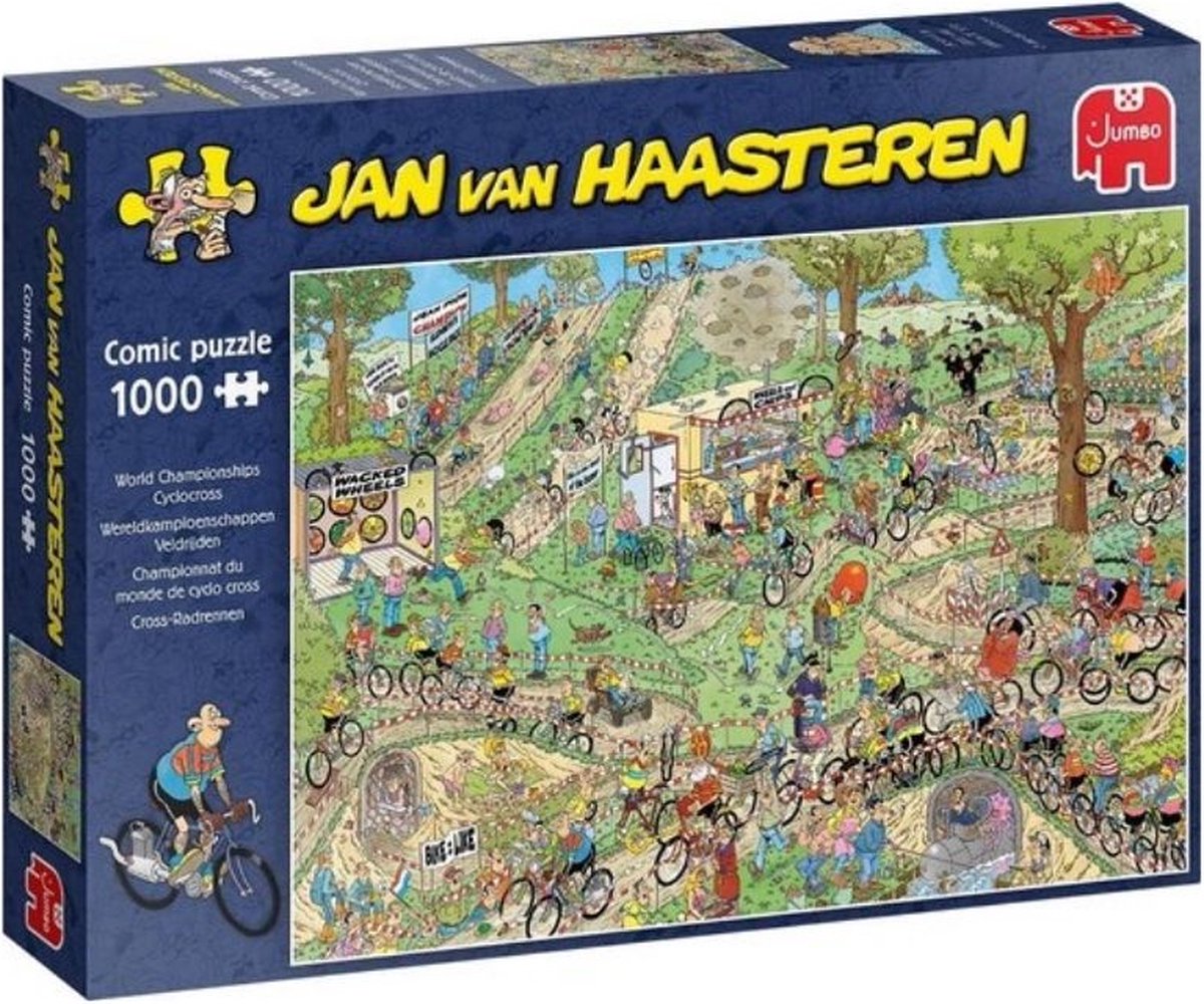 Jan van Haasteren Puzzelbundel - 2 stuks - WK Veldrijden 1000 stukjes