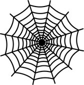 Hobbysjabloon - Template 12x12" 30x30cm spiderweb