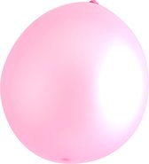 Ballon metallic 30cm-12 2,8g x100 lichtroze