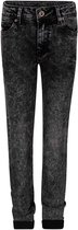 Indian Blue Jeans Broek jongen used black denim maat 122