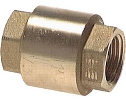 Terugslagklep veerbelast - keerklep - Nr 5 - messing - 3/4”