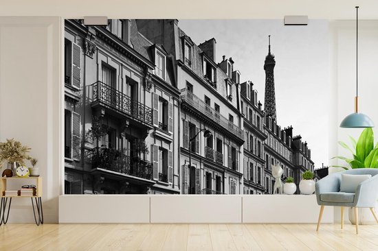 Papier fotobehang Haut de la Tour Eiffel