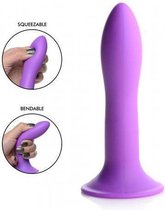 Squeeze-It Siliconen Dildo - Paars - Sextoys - Dildo's  - Dildo - Dildo Normaal