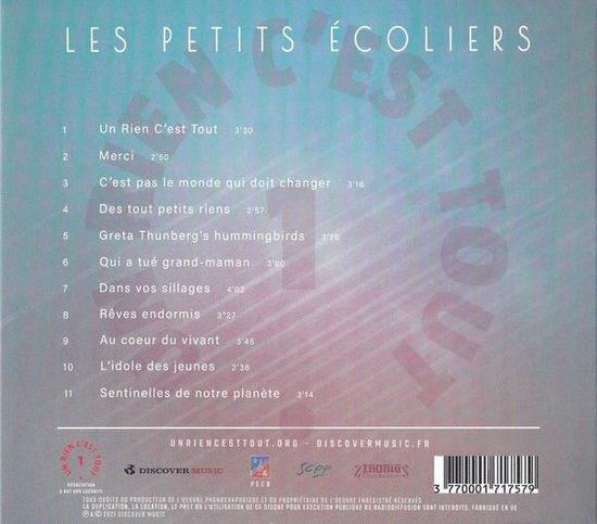 Les Petits Ecoliers - Un Rien C'est Tout (CD)