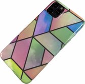 Apple iPhone 11 Pro Max - Silicone zacht hoesje Noa kleurrijk - Geschikt voor