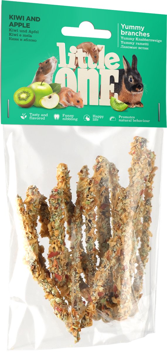 Little One Yummy knaaghout met kiwi en appel 35 gram