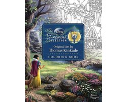 Omslag van Disney Dreams Collection Thomas Kinkade Studios Coloring Book