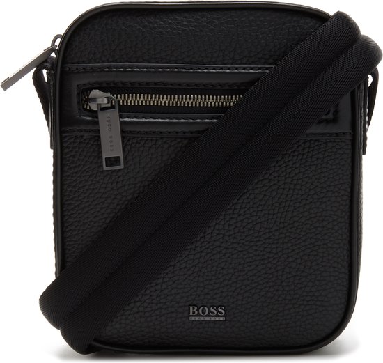 Hugo Boss Heren Crossbody tas Leer zwart