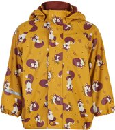 CeLaVi - Regenjas met fleece voor kinderen - Vos - Mineraal geel - maat 130 (128-134cm)