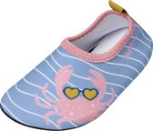 Playshoes - Uv-waterschoenen voor meisjes - Krab - Lichtblauw/roze - maat 26-27EU