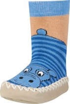 Playshoes - Huisschoenen voor kinderen - Nijlpaard - Blauw - maat 23-26EU