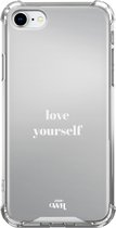 xoxo Wildhearts case voor iPhone 7/8 SE - Love Yourself - xoxo Wildhearts Mirror Cases