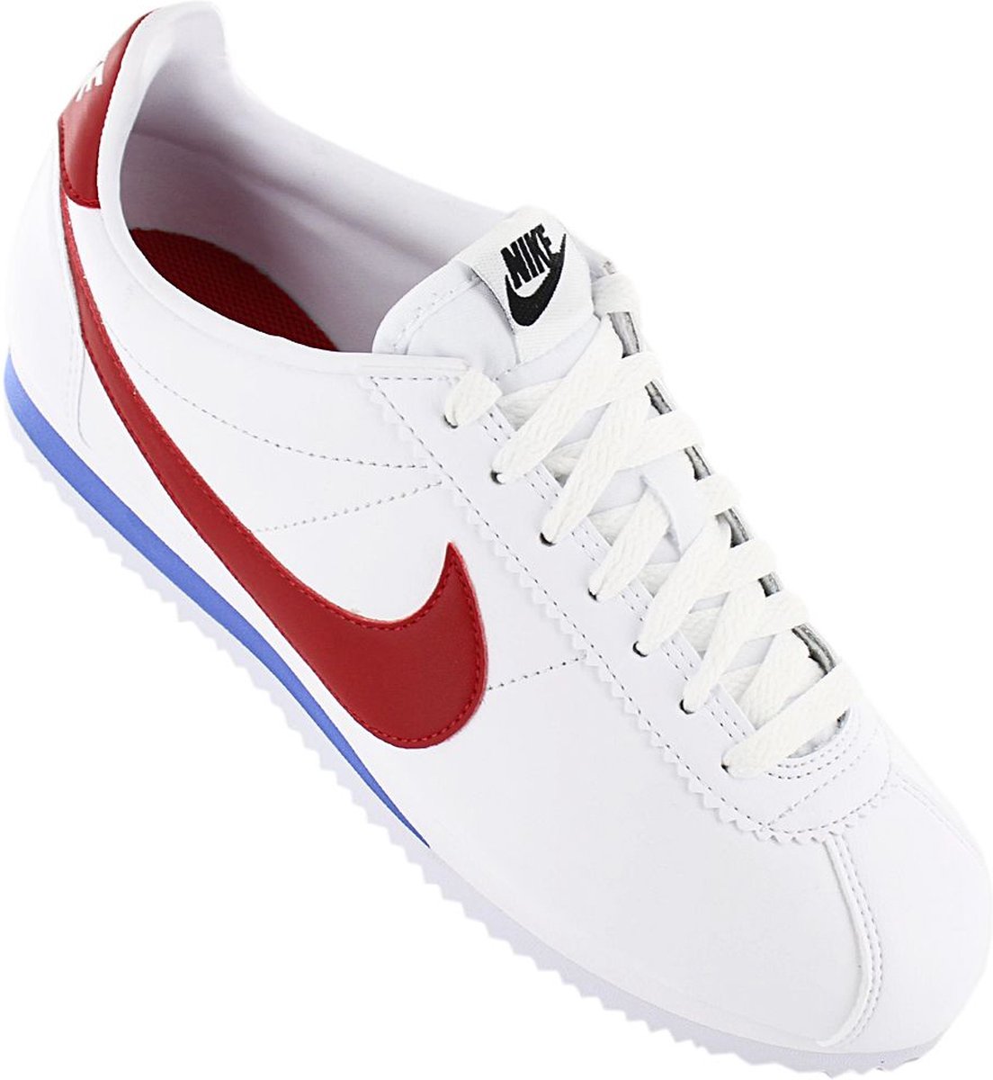 Nike Dames Sneakers Classic Cortez Leather Wmns - Wit - Maat 39 | bol.com