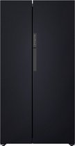 Husky SBS460-200EB - Amerikaanse koelkast - Zwart